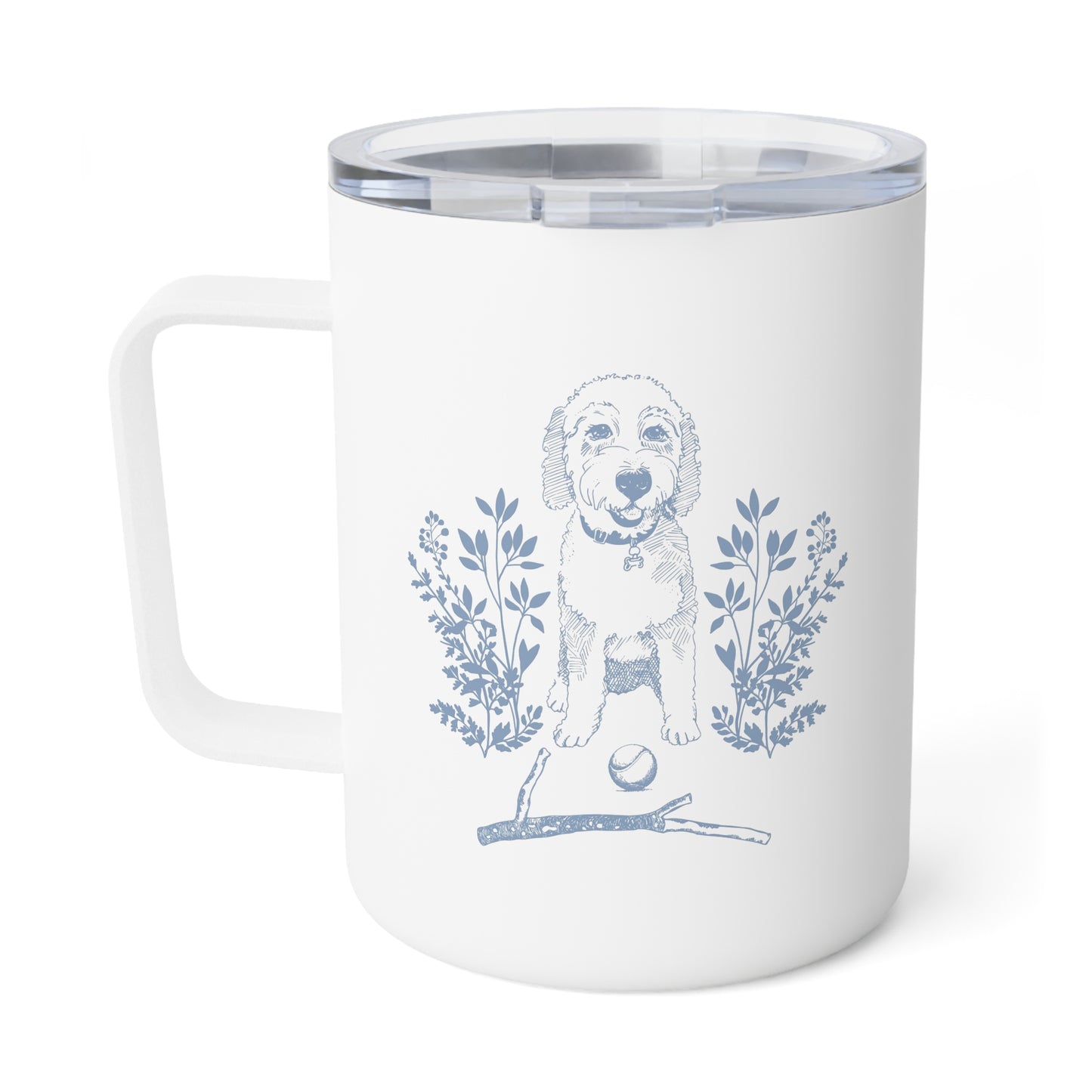 Bernedoodle Insulated Coffee Mug, 10oz Saffir