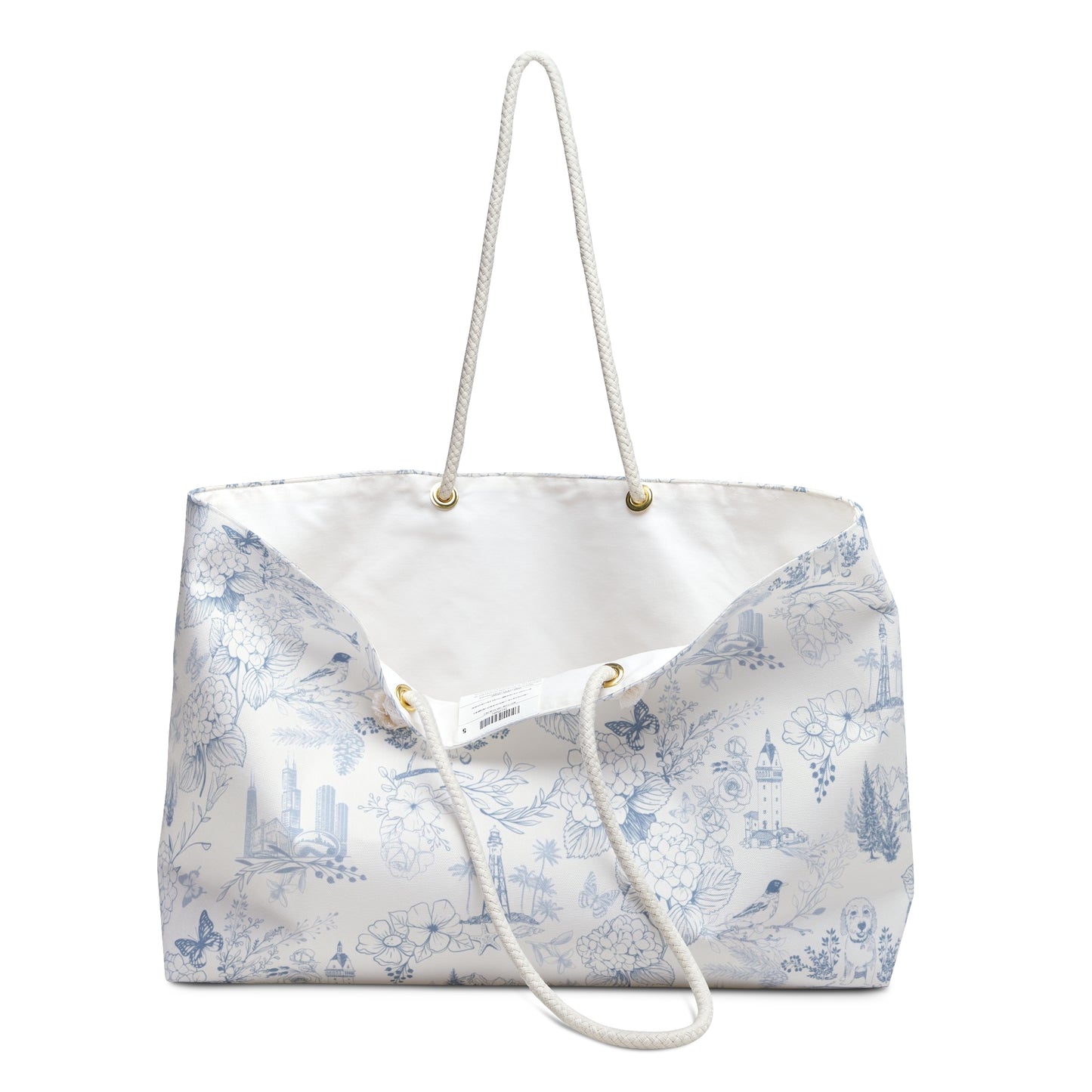 Weekender Bag, Saffir Fahey Toile