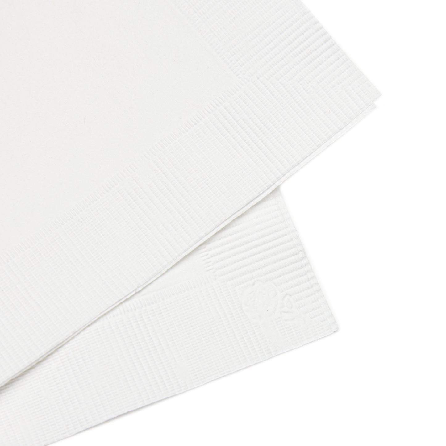 White Coined Napkins KODIAK Saffir Fahey