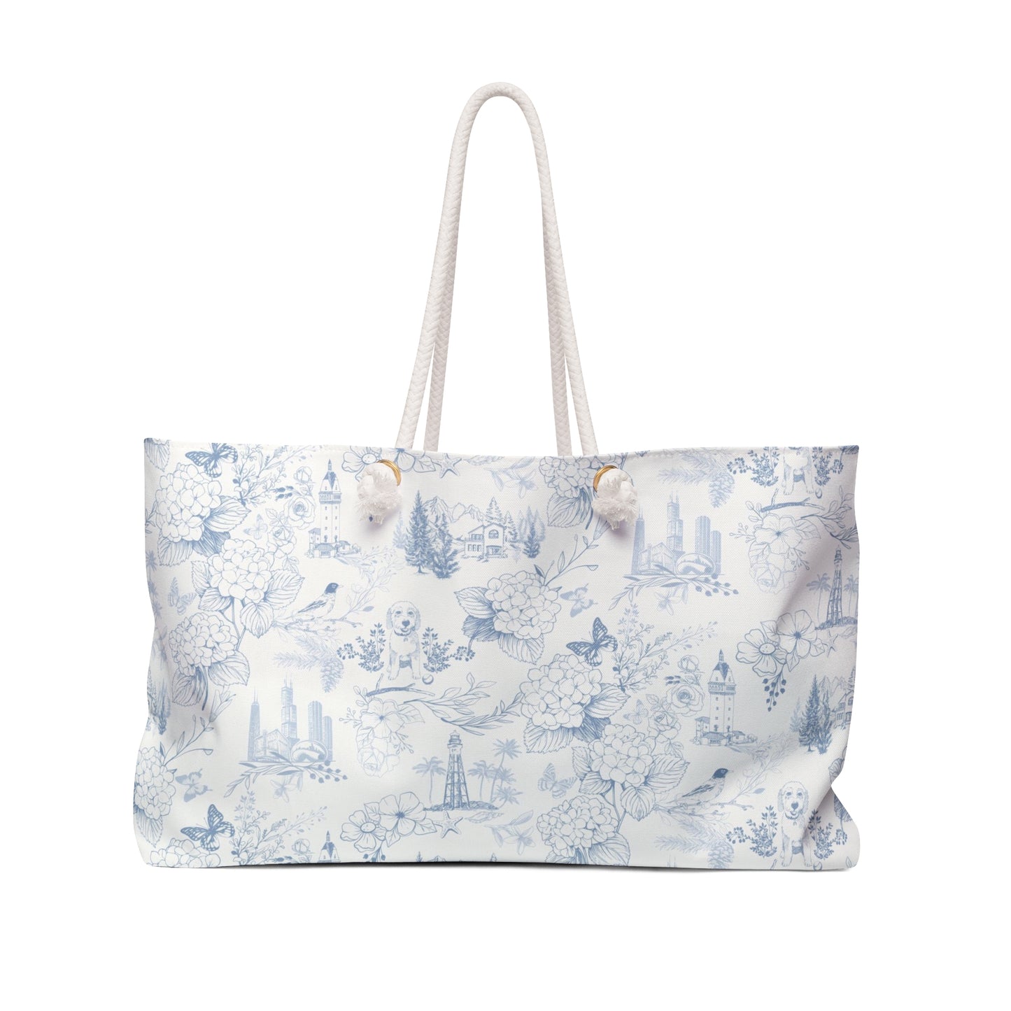 Weekender Bag, Saffir Fahey Toile