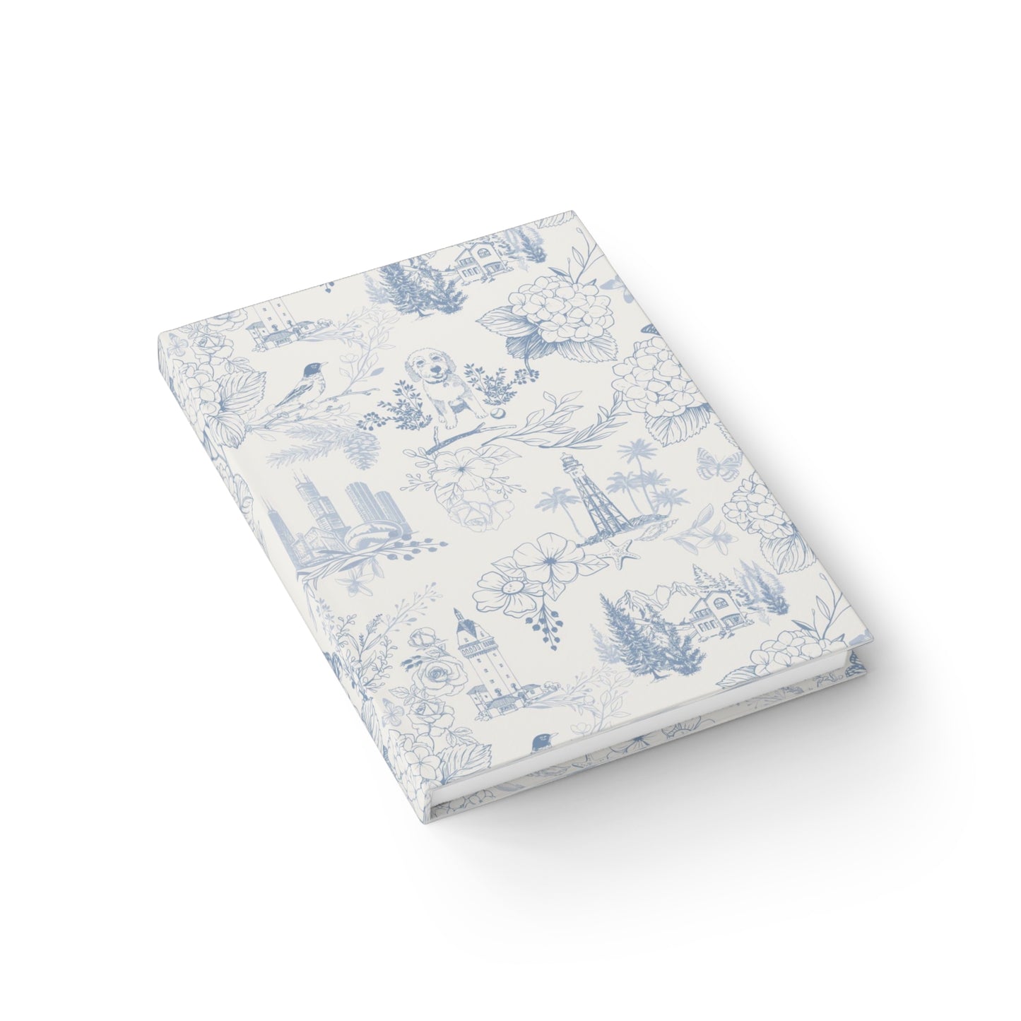 Saffir Fahey Toile Journal - Blank