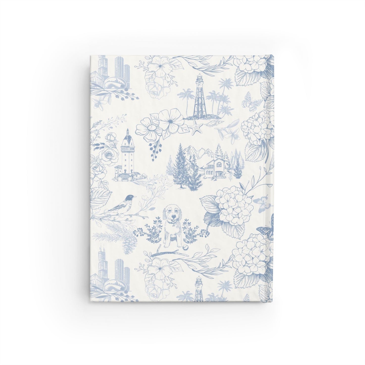 Saffir Fahey Toile Journal - Blank