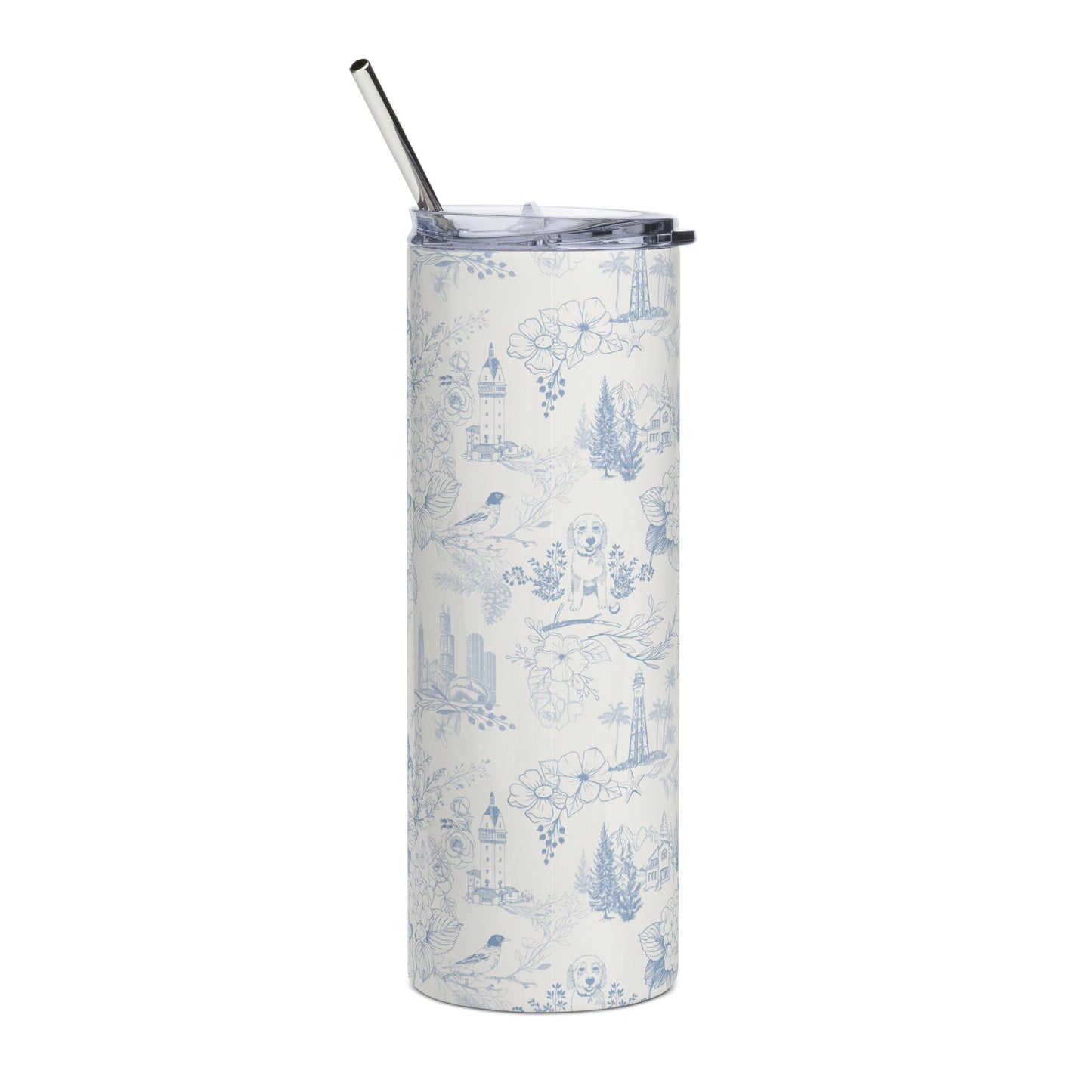 Saffir Fahey Toile Stainless steel tumbler FREE SHIPPING