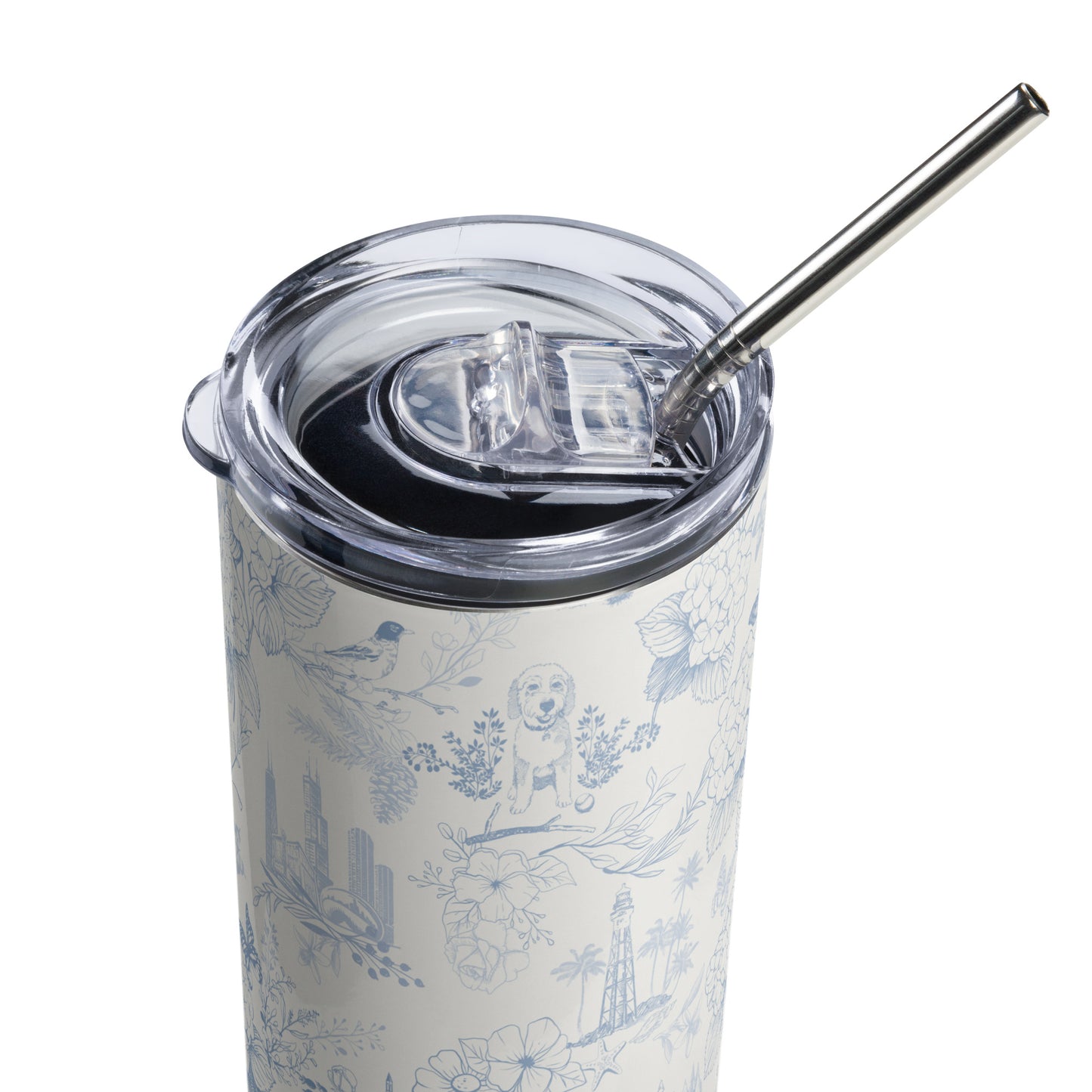 Saffir Fahey Toile Stainless steel tumbler FREE SHIPPING