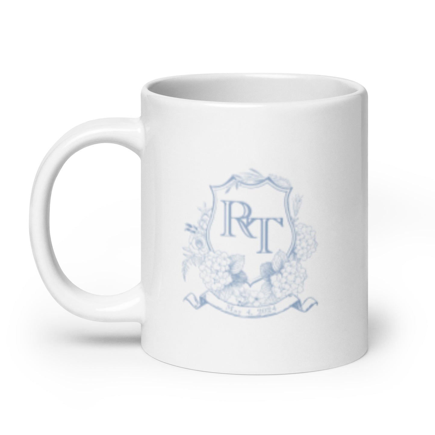 Saffir Fahey R&T Wedding Crest Mug FREE SHIPPING